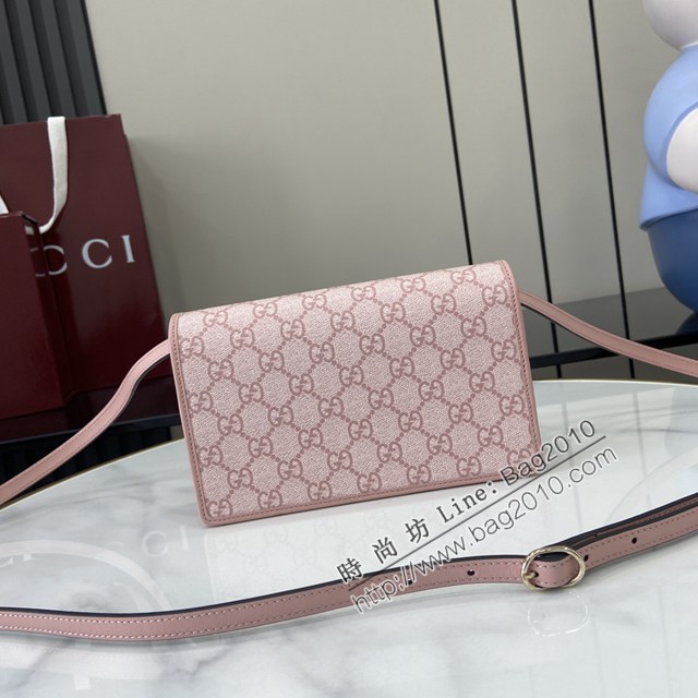 Gucci專櫃古馳最新款Emblem系列肩背包女士斜挎小包 jh2765型號：820688